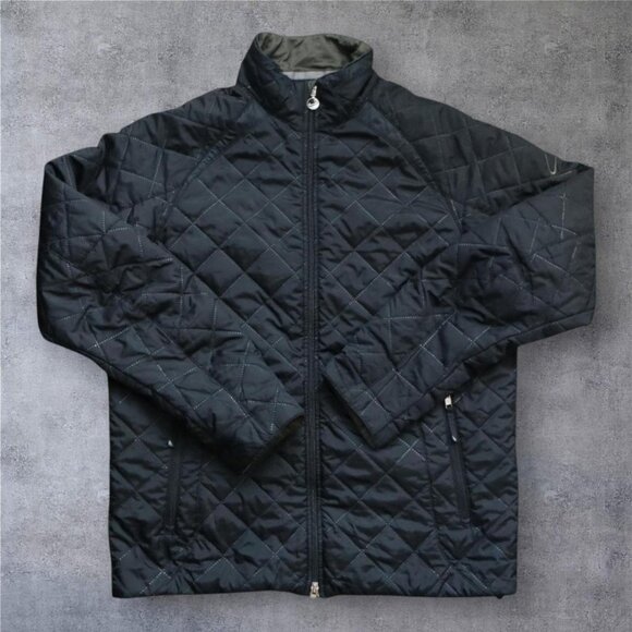 Black Nike Quilted Puffer Jacket – Women’s Medium - Picture 1 of 8